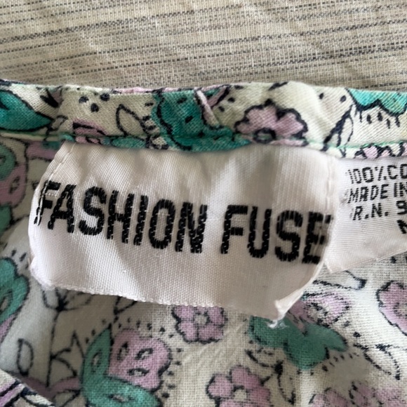 Fashion Fuse Cotton Elephant Top Sz M - Picture 5 of 7